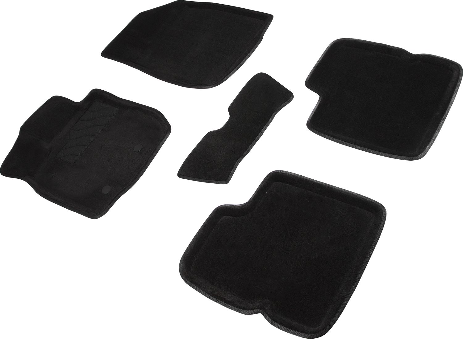 Коврики текстильные 3D Seintex для салона Nissan Terrano III 2014-2016. Артикул 90258