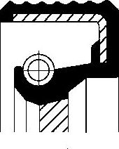 Кольцо уплотнительное Corteco (АСМ (полиакриловый каучук)). Артикул 07012633B