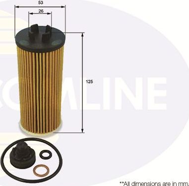 Масляный фильтр Comline для BMW X3 III (G01) 2018-2026. Артикул EOF296