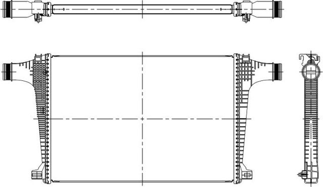 Интеркулер NRF для Audi Q8 I 2018-2018. Артикул 309121