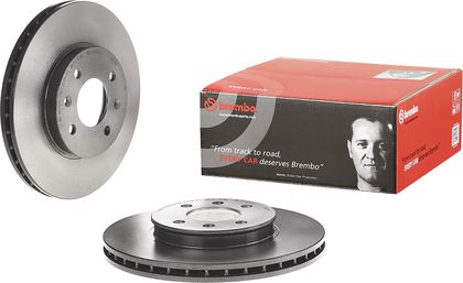 Тормозной диск Brembo UV Coated передний для Kia Rio III 2011-2017. Артикул 09.C171.11