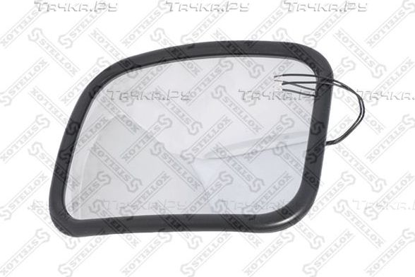 Зеркало боковое Stellox (полимерный материал) для MAN L2000 1993-2005. Артикул 87-29037-SX