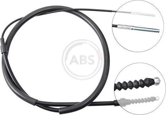 Трос ручника (тросик ручного тормоза) ABS задний правый/левый для Volkswagen Golf III 1991-1997. Артикул K11376