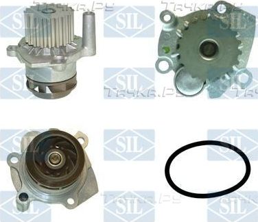 Помпа (водяной насос) Saleri/SIL для Volkswagen Multivan T5 2003-2009. Артикул PA1354A