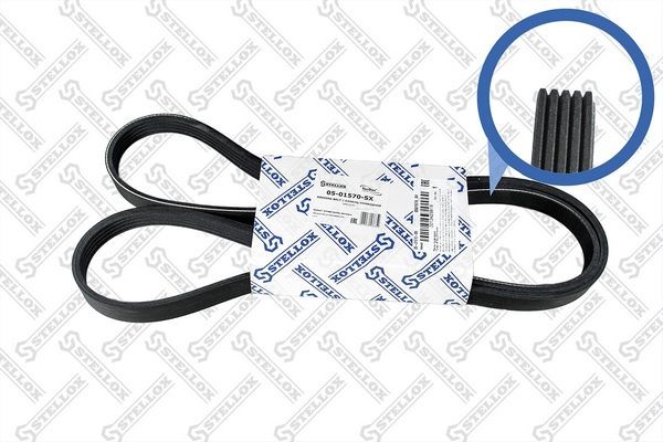 Приводной ремень поликлиновой Stellox. Артикул 05-01570-SX