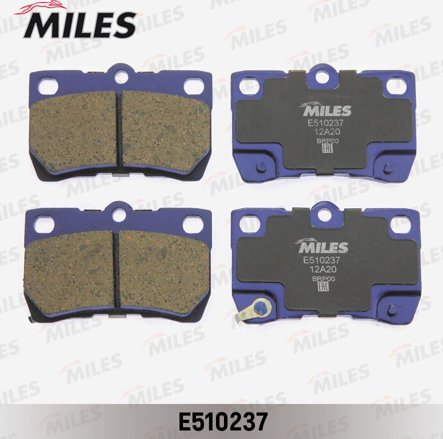 Тормозные колодки Miles (Керамика). Артикул E510237