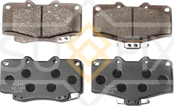 Колодки дисковые тормозные передние правые/левые GREAT WALL SAFE 2002-2006, TOYO (Sufix). Артикул SX1485