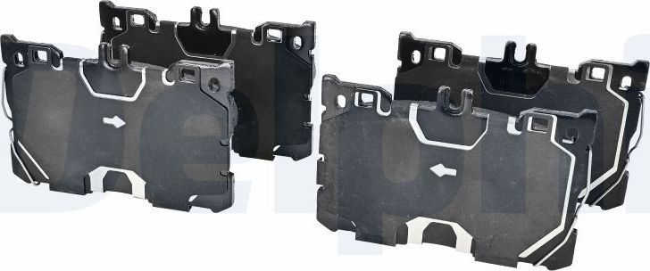 Тормозные колодки Delphi (Low-Metallic). Артикул LP3276