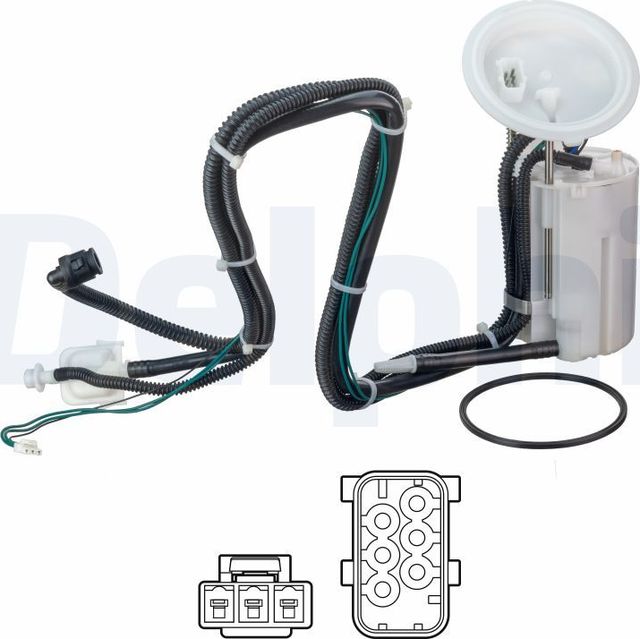 Бензонасос (топливный насос) Delphi для BMW 6 II (E63/E64) 2004-2010. Артикул FG2015-12B1