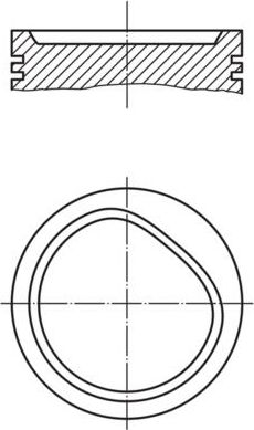 Поршень Mahle для BMW 5 III (E34) 1989-1994. Артикул 082 72 00