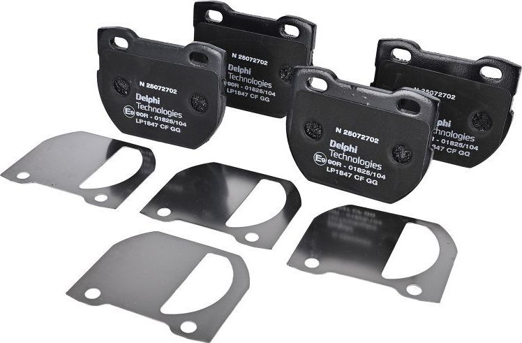 Тормозные колодки Delphi (Low-Metallic). Артикул LP1847