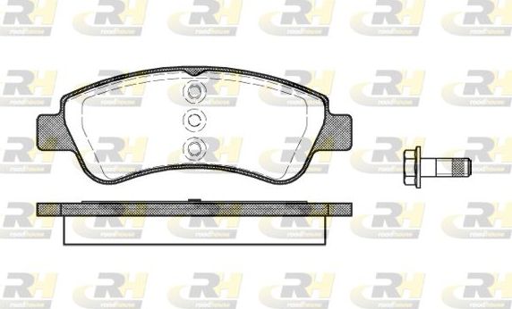 Тормозные колодки RoadHouse передние для Great Wall Peri 2008-2010. Артикул 2840.20