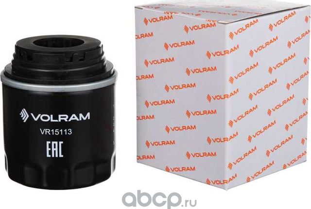 ФИЛЬТР МАСЛЯНЫЙ VW POLO 1.2-1.6 10-14/TIGUAN 1.4TSI 07-18 SKODA RAPID 1.2-1.6 1 (Volram). Артикул VR15113