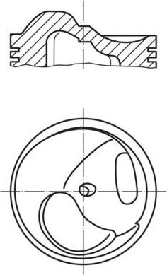 Поршневая група Mahle для Mercedes-Benz S-Класс I (W116) 1972-1980. Артикул 002 33 11