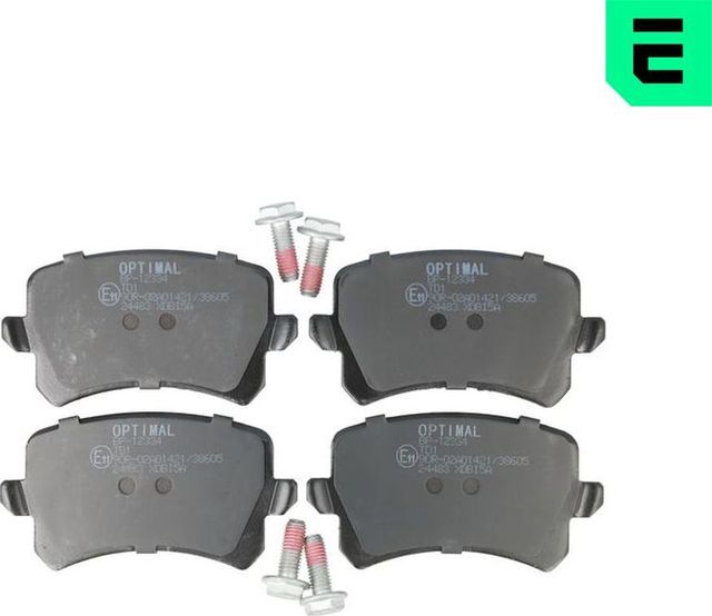 Тормозные колодки Optimal. Артикул 12334