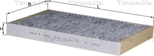 Салонный фильтр Mahle-Knecht. Артикул LAK 93