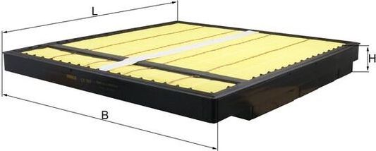 Воздушный фильтр Mahle. Артикул LX 747