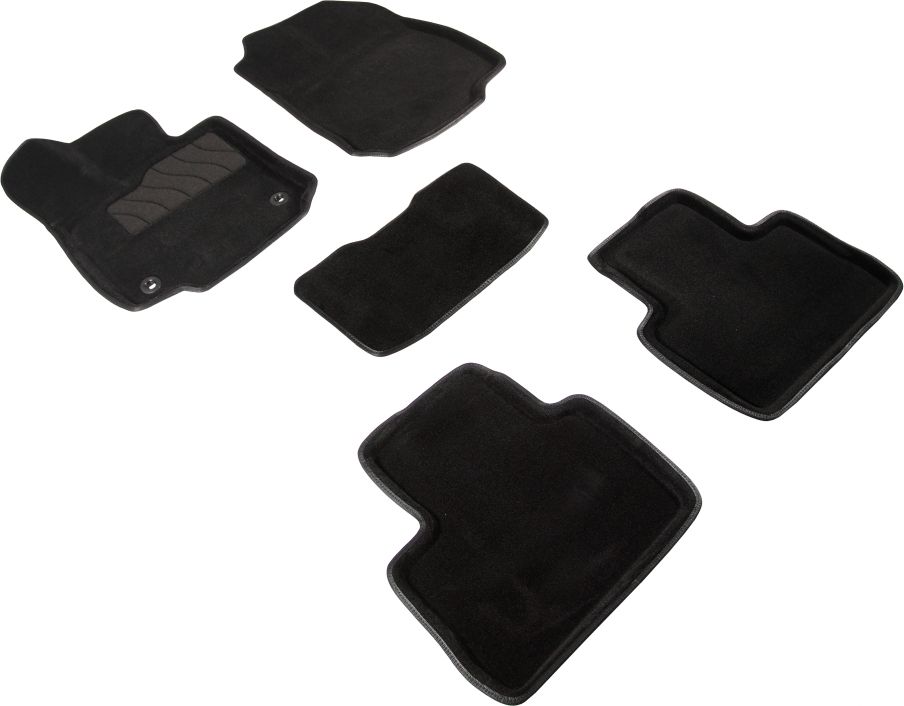 Комплект ковриков 3D Seintex для салона Toyota RAV 4 V АКПП 2019-2026 ЧЕРНЫЙ. Артикул 92944