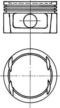 Поршень Kolbenschmidt. Артикул 91023710