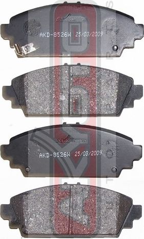 Тормозные колодки Akyoto Packing AKYOTO. Артикул AKD-8526