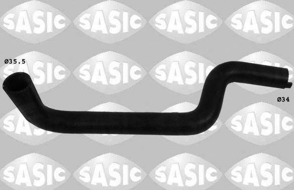 Патрубок системы охлаждения (радиатора) Sasic правый верхний для Citroen Jumper I 1994-2002. Артикул 3400022