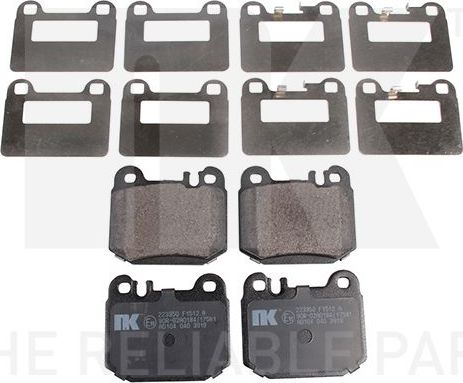 Тормозные колодки NK. Артикул 223350