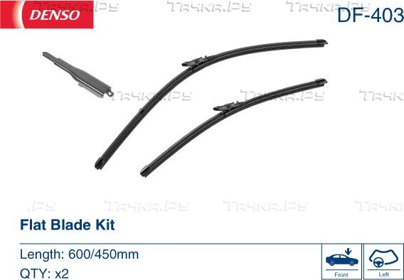 Щетки стеклоочистителя (дворники) Denso. Артикул DF-403