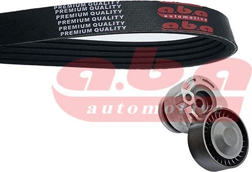 Приводной ремень поликлиновой с роликами (комплект) ABA. Артикул 5PK1200A1