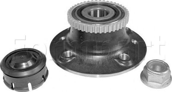 Ступица колеса Formpart задняя для Nissan Kubistar X76 2003-2026. Артикул 22498024/K