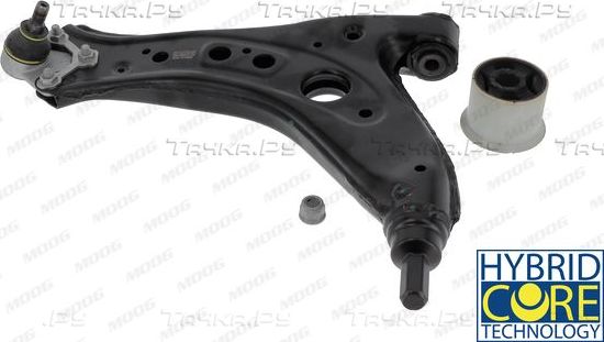 Поперечный рычаг передней подвески MOOG Hybrid Core левый нижний для Volkswagen Fox I 2005-2011. Артикул VO-WP-1116
