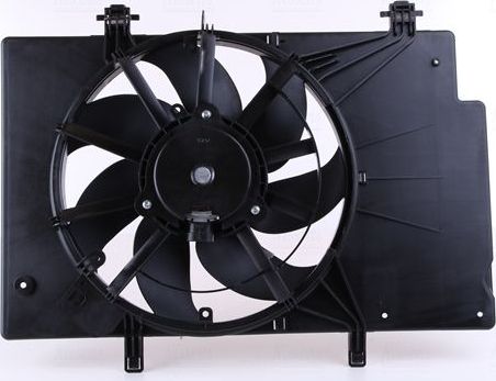 Вентилятор радиатора двигателя Nissens (полимерный материал) для Ford B-MAX 2012-2018. Артикул 85768