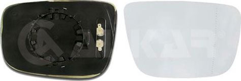 Зеркальное стекло бокового зеркала Alkar. Артикул 6472599