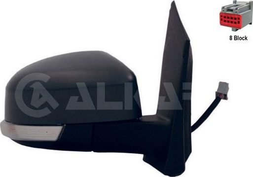 Зеркало боковое Alkar правое для Ford Focus II 2008-2011. Артикул 6126401