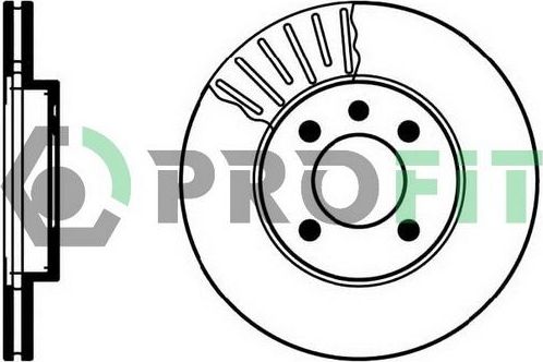 Тормозной диск Profit. Артикул 5010-0207