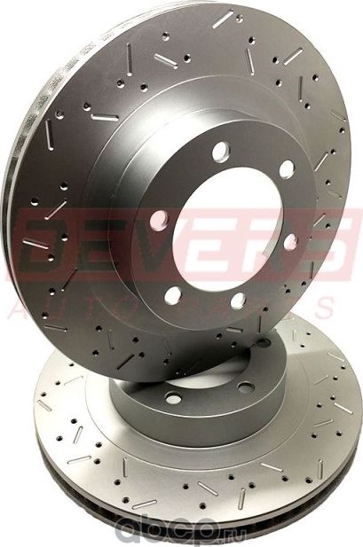 Диск тормозной передний перфорированный HIGHLANDER RX350 09- RAV4 12-, 202589990 (Devers). Артикул 202589990