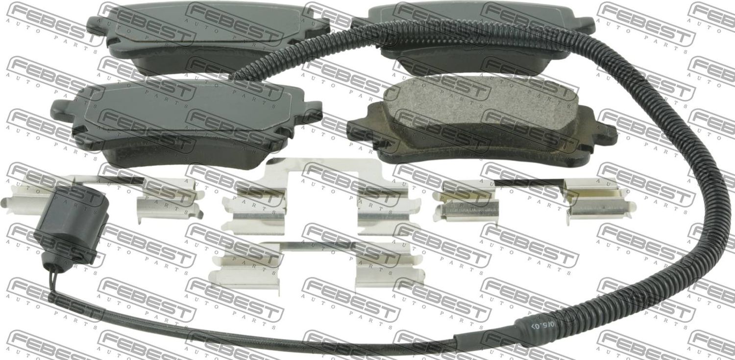 Тормозные колодки Febest. Артикул 2301-T5R