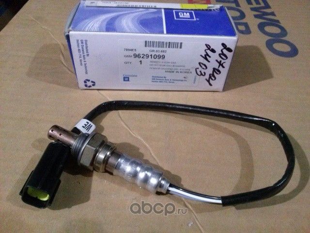 Лямбда-зонд (кислородный датчик) General Motors. Артикул 96291099
