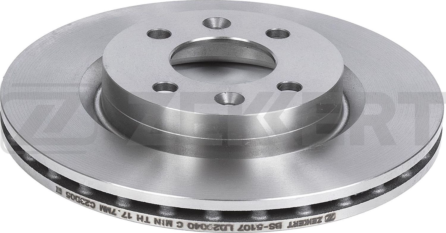 Тормозной диск Zekkert передний для Renault Logan II 2007-2026. Артикул BS-5107