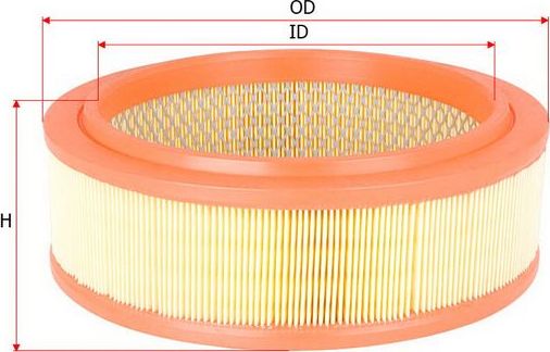 Воздушный фильтр Sakura для Renault Logan II 2007-2026. Артикул A-25940