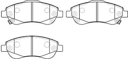 Тормозные колодки HSB. Артикул HP9247