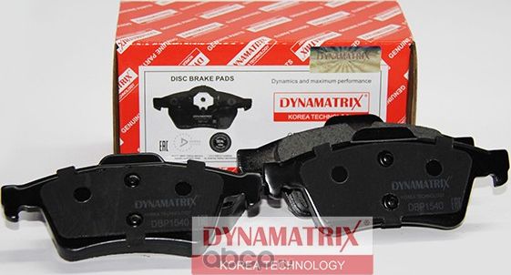 Колодки тормозные дисковые (Dynamatrix-Korea) Dynamatrix-Korea. Артикул DBP1540