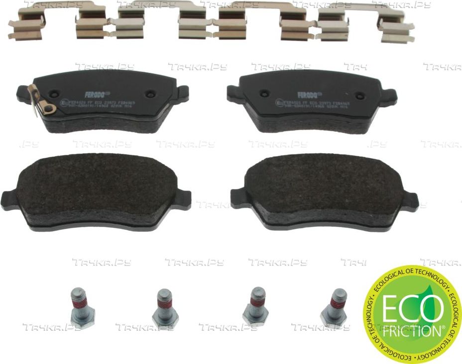 Тормозные колодки Ferodo Premier Eco Friction. Артикул FDB4069