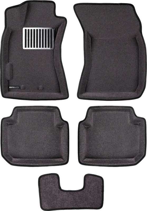Коврики текстильные Euromat 3D Lux для салона Subaru Forester III 2008-2012 СЕРЫЕ. Артикул EM3D-004701G