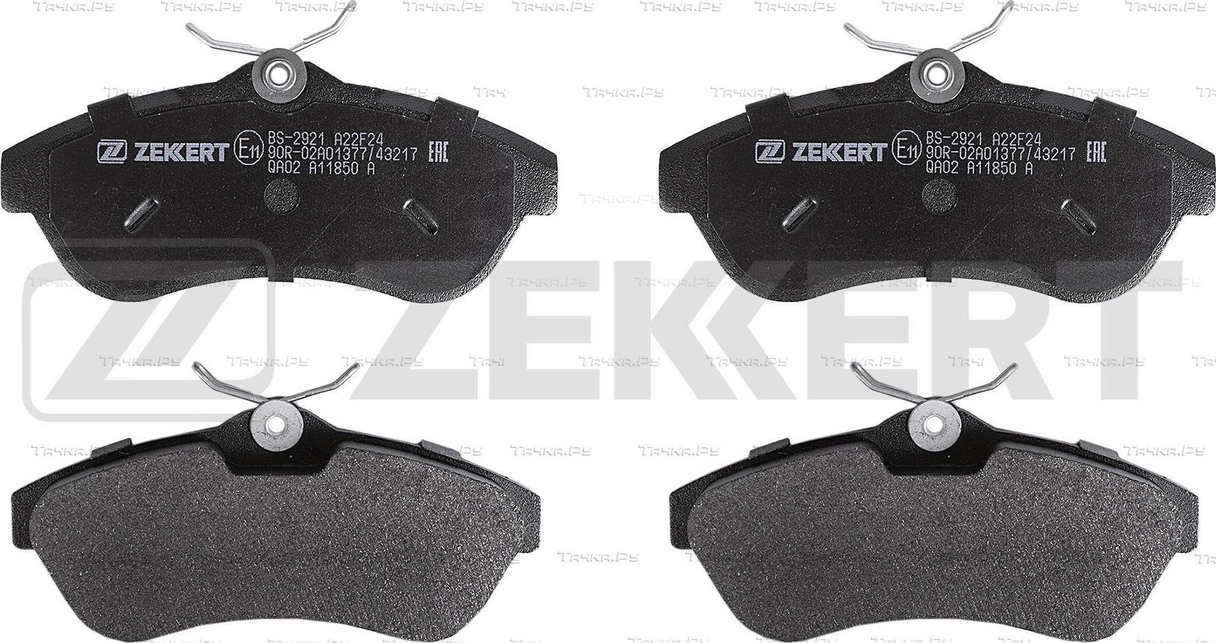 Тормозные колодки Zekkert передние для Citroen C3 I 2002-2010. Артикул BS-2921