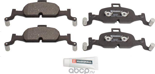 Колодки тормозные дисковые передние (Marshall). Артикул M2622402