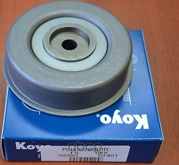 Натяжной ролик (натяжитель) приводного поликлинового ремня Koyo. Артикул PU159026RR1HY