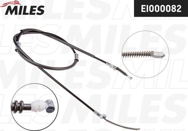 Трос ручника (тросик ручного тормоза) Miles задний правый для Toyota Avensis I 1997-2001. Артикул EI000082
