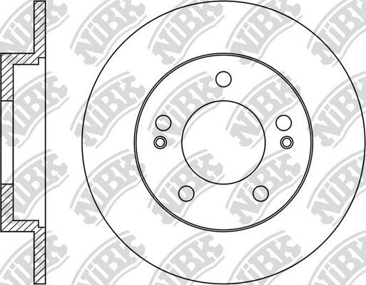 Тормозной диск NiBK. Артикул RN1714