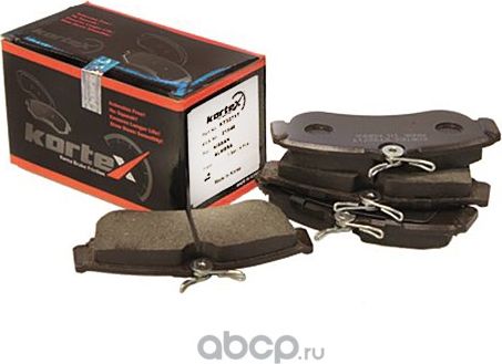 КОЛОДКИ ТОРМ. NISSAN ALMERA N16 00- ПЕРЕД.К-Т (Kortex). Артикул KT3271T 