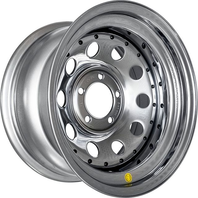 Колёсный диск OFF-ROAD Wheels усиленный стальной хромированный 5x114,3 8xR15 d84 ET-19 для Jeep Cherokee XJ 1984-2001. Артикул 1580-51484CH-19
